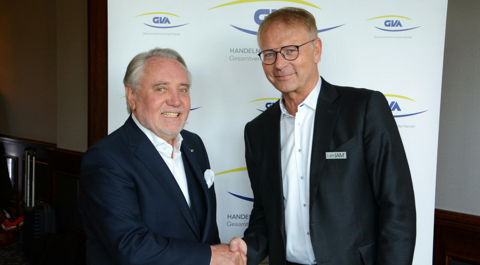 Der alte und der neue GVA-Präsident: Hartmut Röhl (li.) und Thomas Vollmar. 