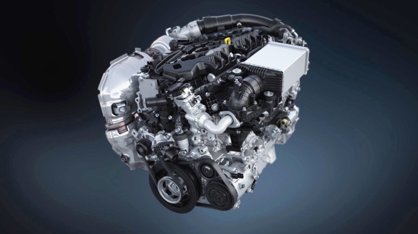 Der neue Reihensechszylinder soll beinahe so sparsam arbeiten wie ein Vierzylinder. Möglich macht dies laut Mazda ein neues Brennverfahren.