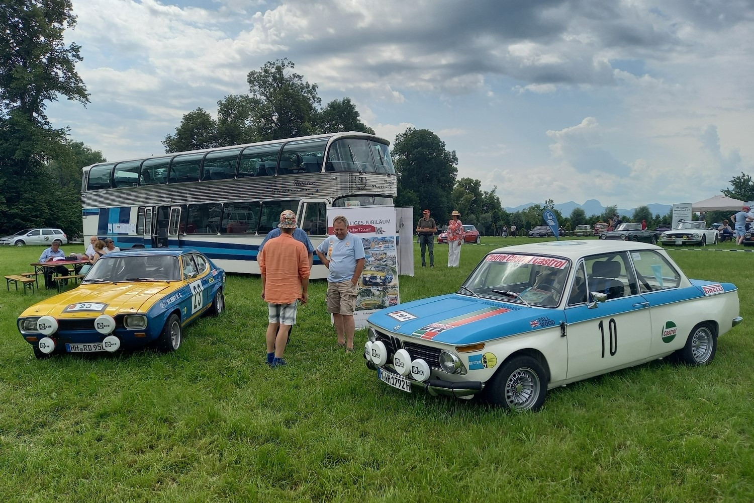 197 Teams begeben sich von 8, August an auf Spuren der legendären Olympia-Rallye 1972.