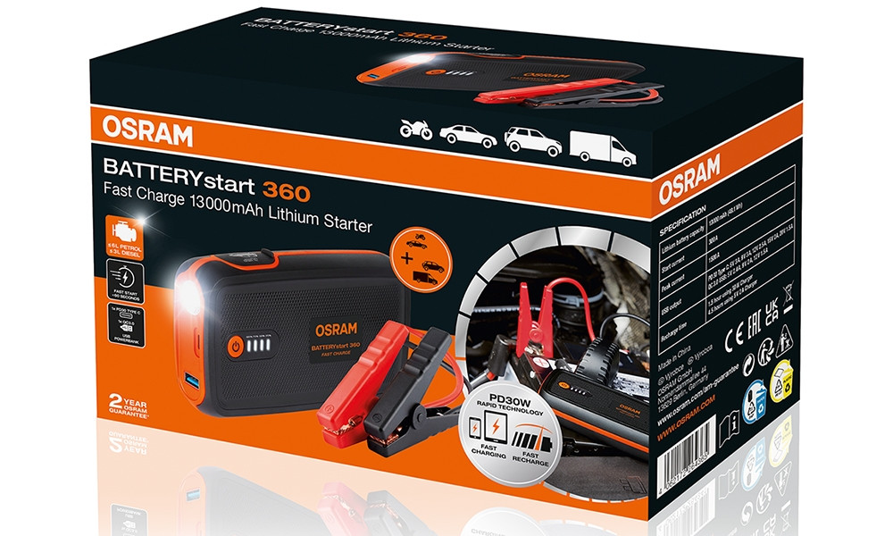 Mehr Details zum Rückruf des Batterieladers gibt es beim ams Osram-Kundendienst (automotive-service@osram.com) sowie über www.osram.com/OBSL360.
