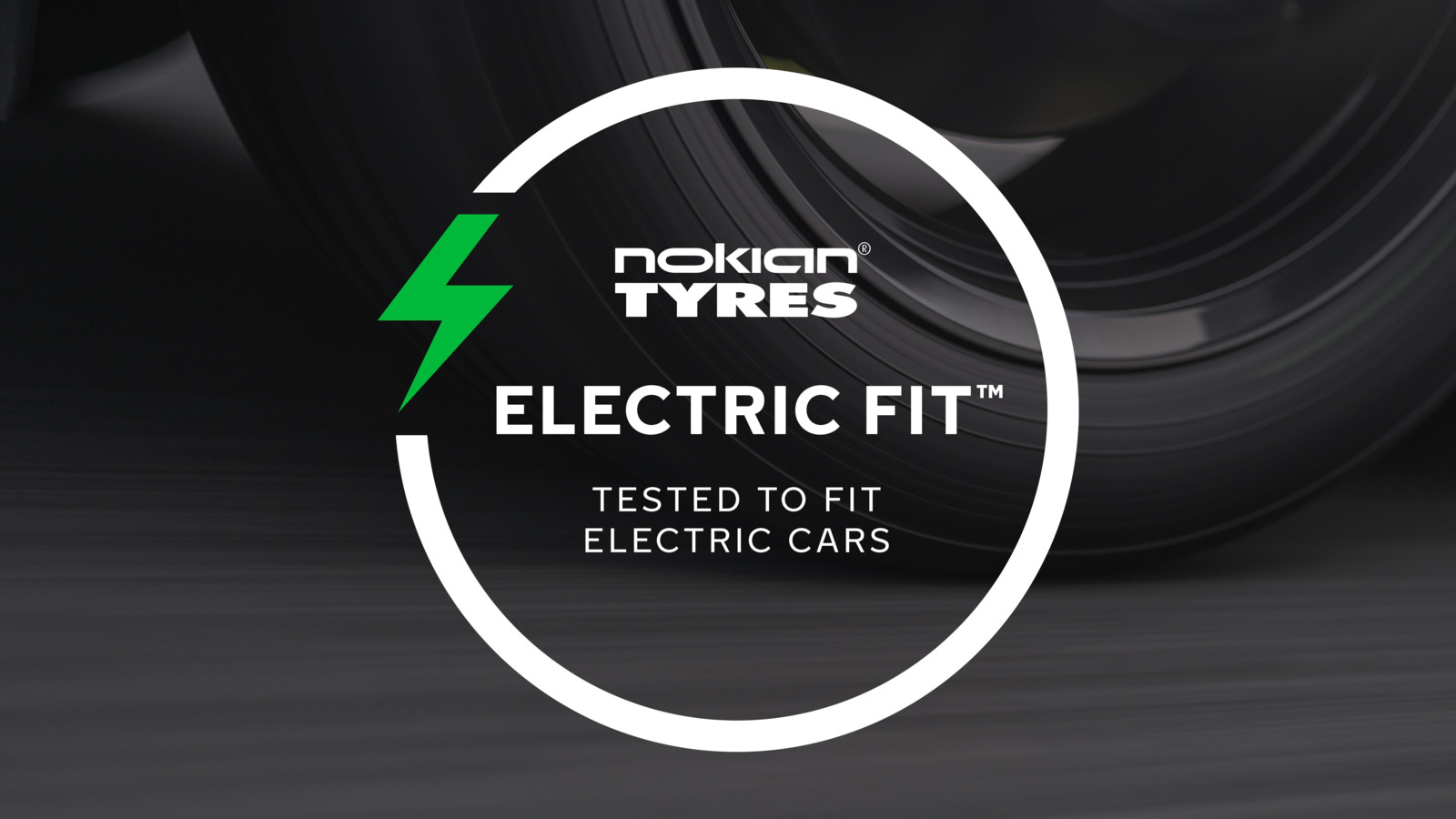Das neue „Electric Fit“-Symbol zeigt zukünftig an, welche Reifen von Nokian für E-Autos geeignet sind.   