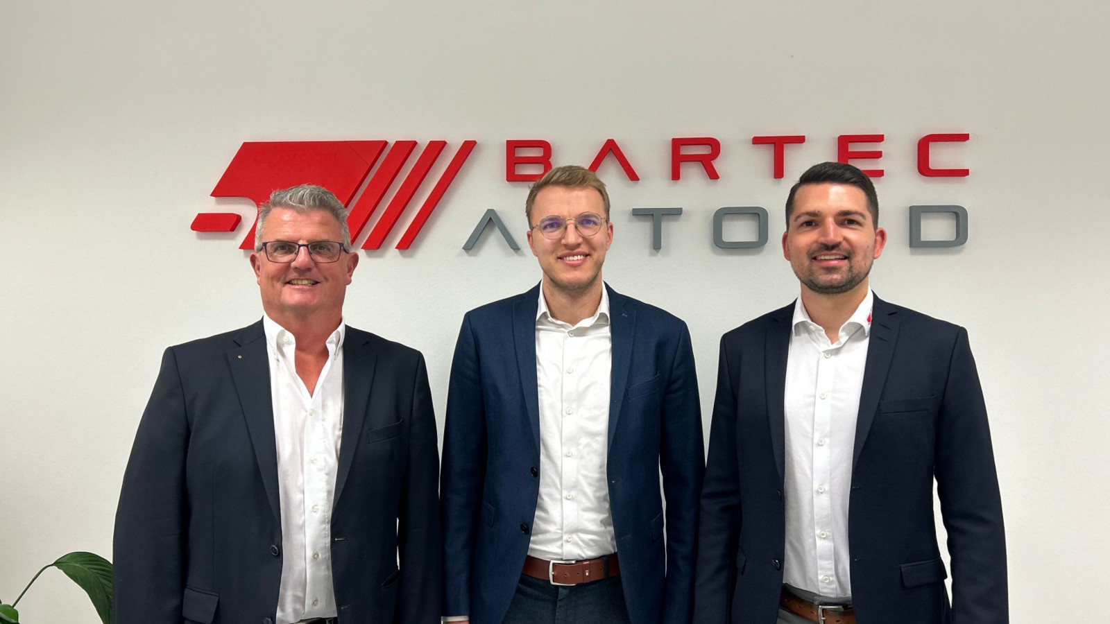 Das neue Vertriebsteam der Firma Bartec Auto ID: Thomas Zink, Matthias Langhals und Prokurist Alexander Heinz (v.li.).