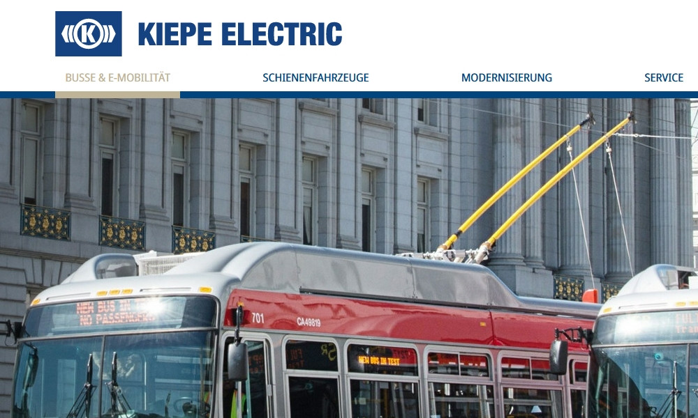 Kiepe Electric entwickelt und produziert Ladesysteme für oberleitungs- sowie batteriebetriebene Elektrobusse. Knorr-Bremse trennt sich von 85 Prozent der Anteile.